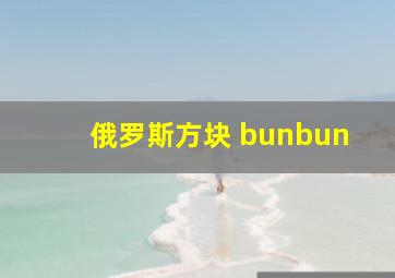 俄罗斯方块 bunbun